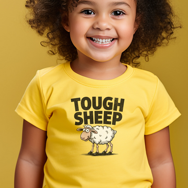 Funny Tough Sheep - Yellow